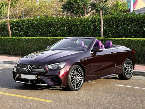 Mercedes E450 convertible